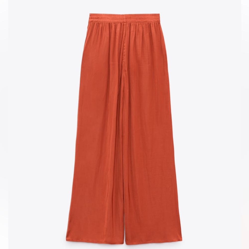 ZARA flowy wide leg pants